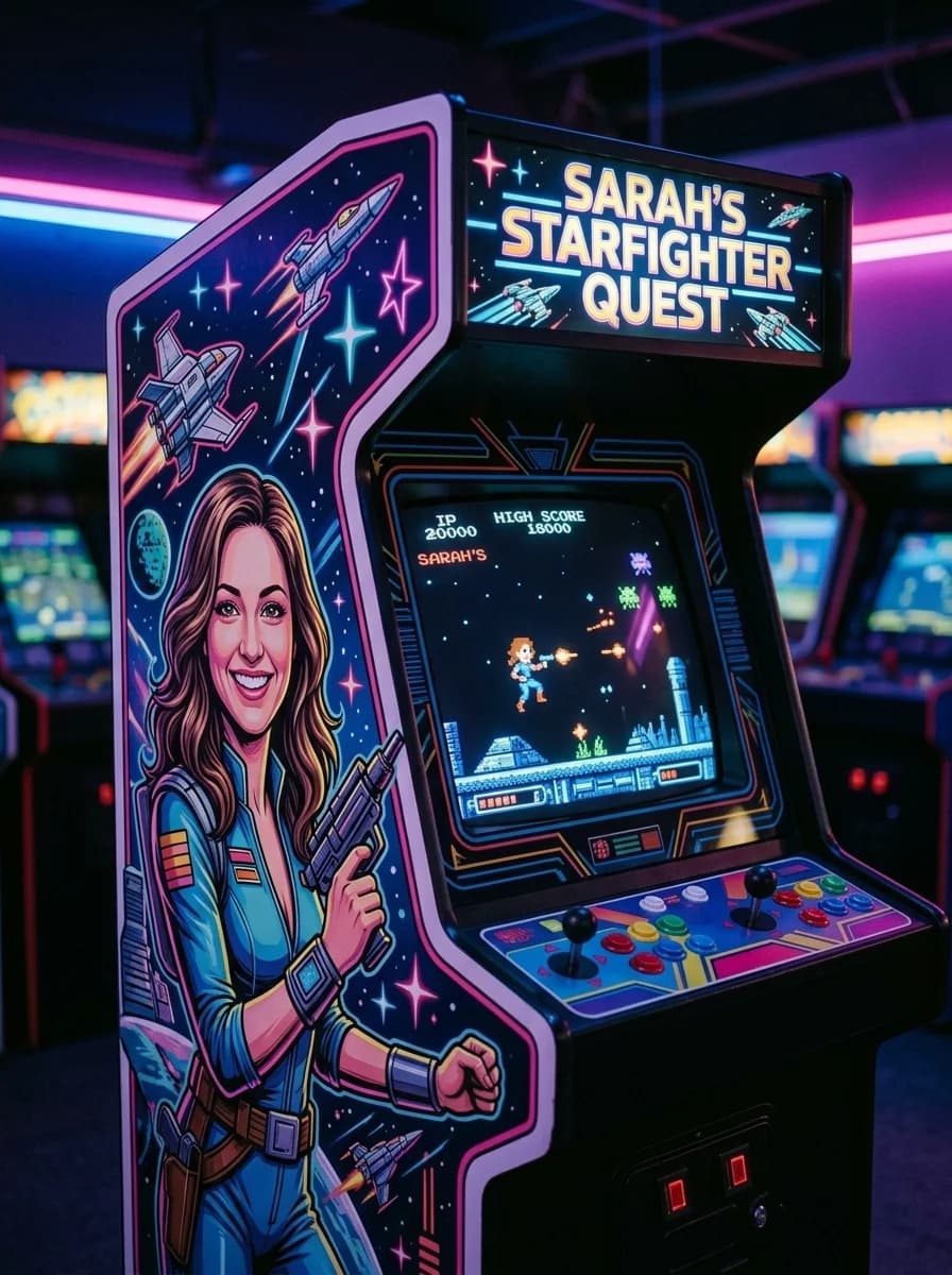 Retro Arcade Cabinet