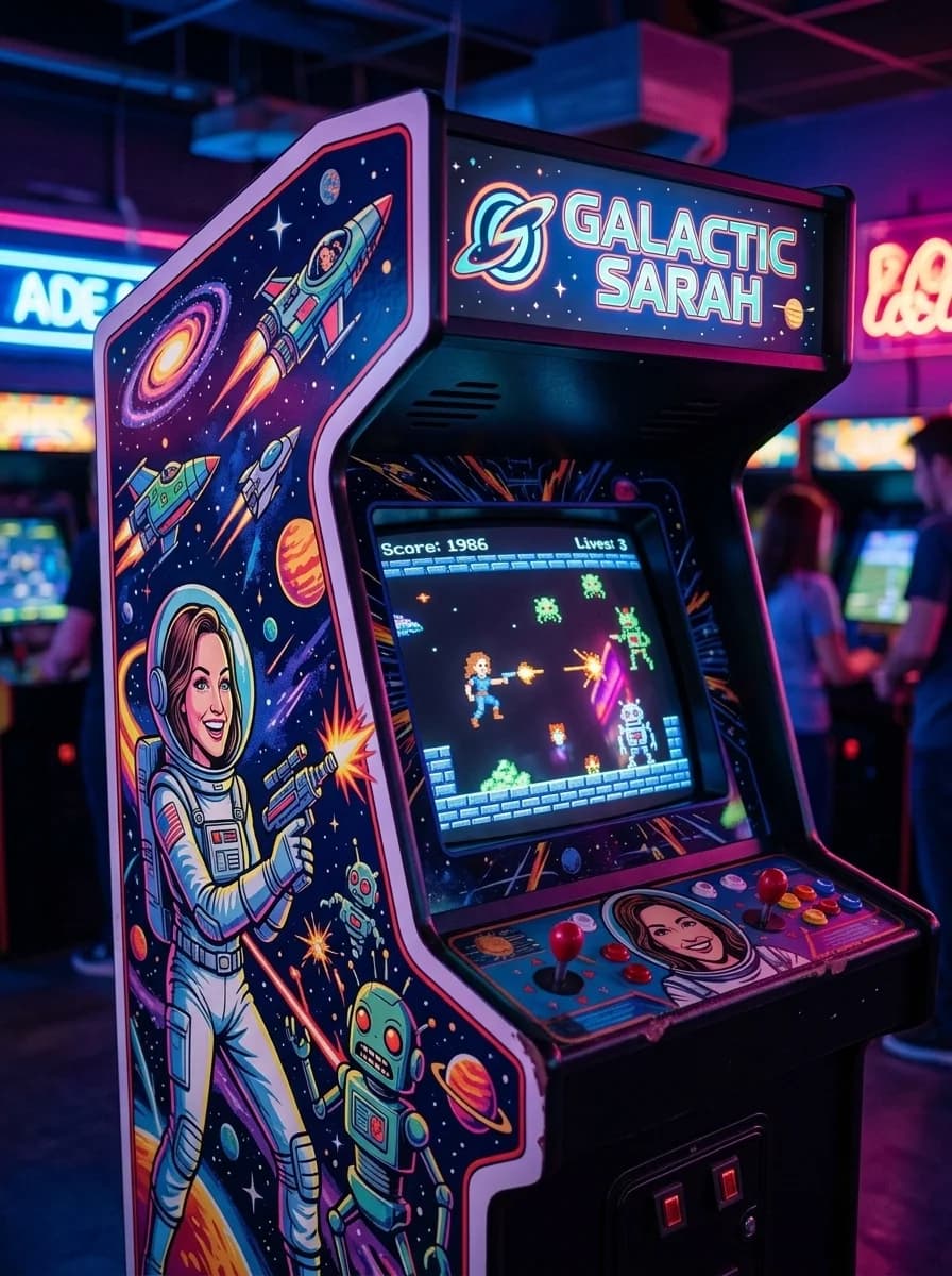 Retro Arcade Cabinet