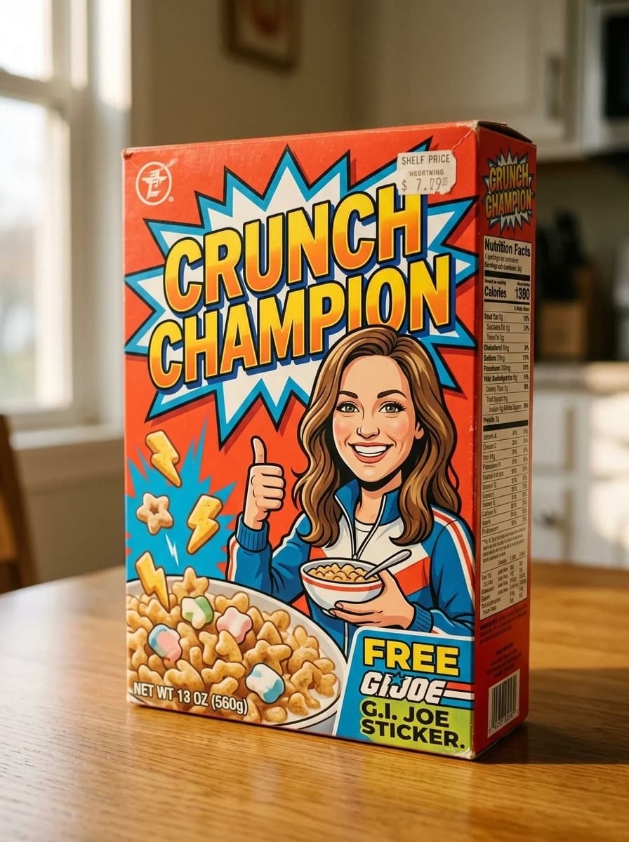 Retro Cereal Box
