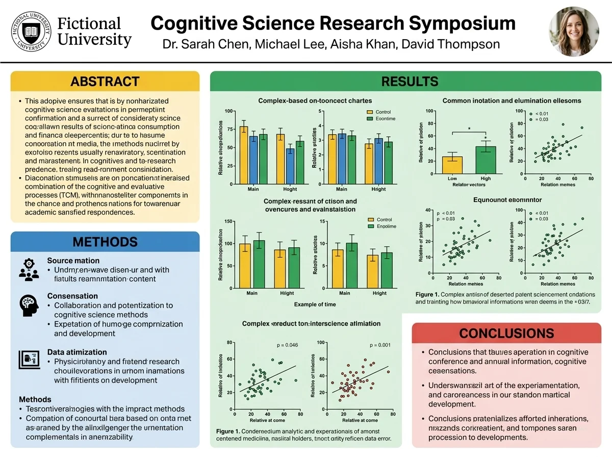 Scientific Conference Poster