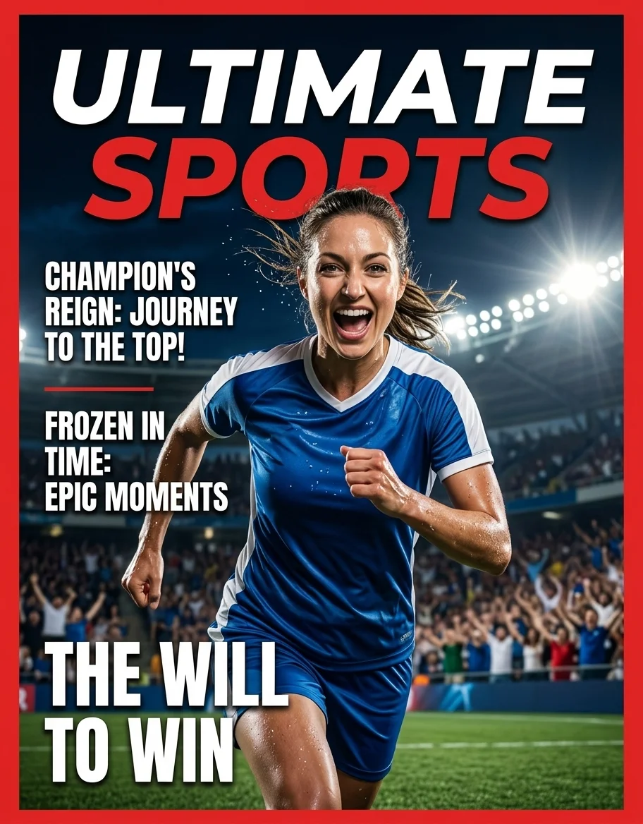 Sports Magazine Cover