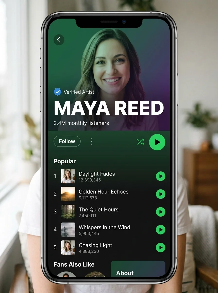 Spotify Artist Card