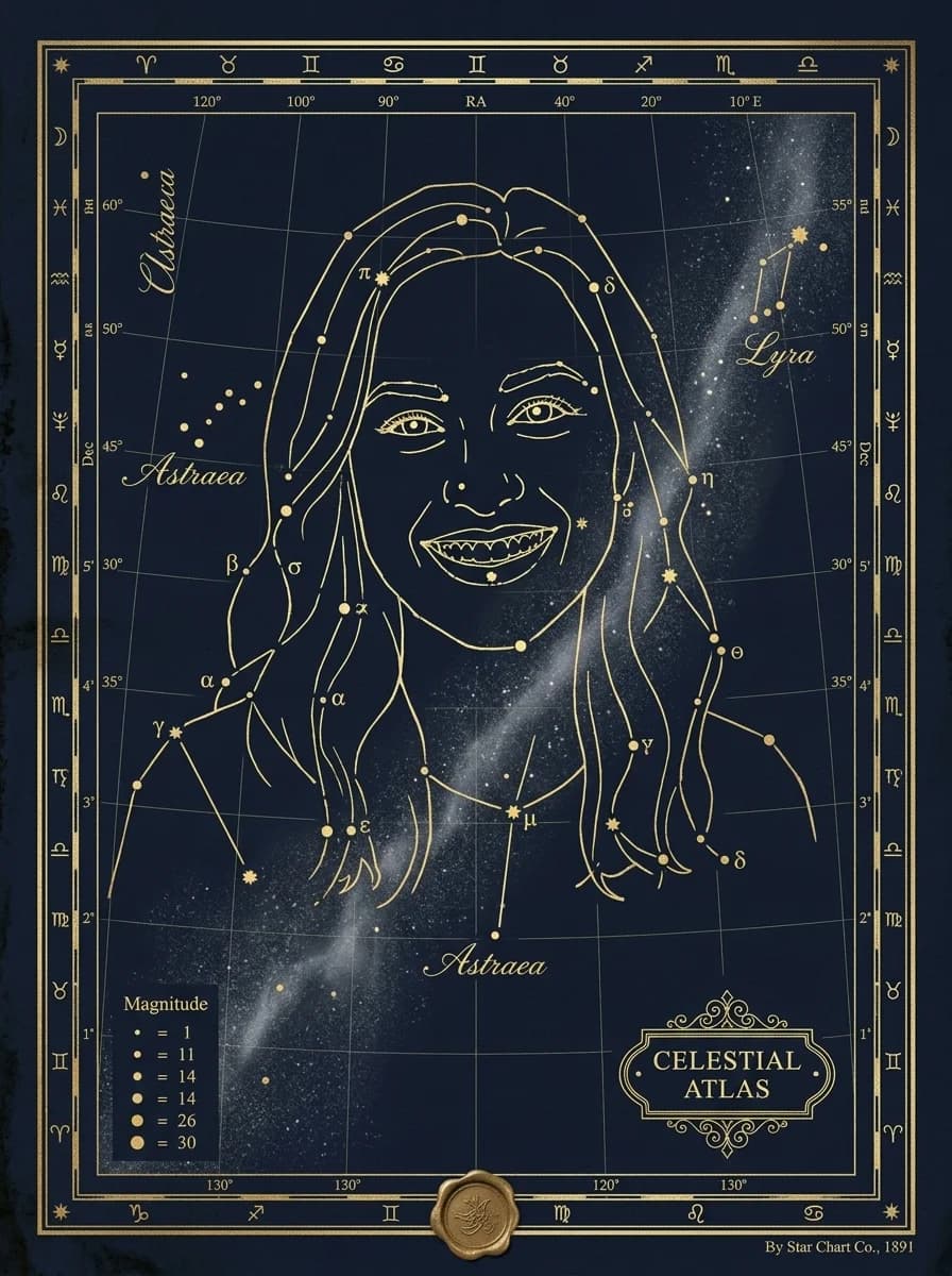 Star Chart Portrait