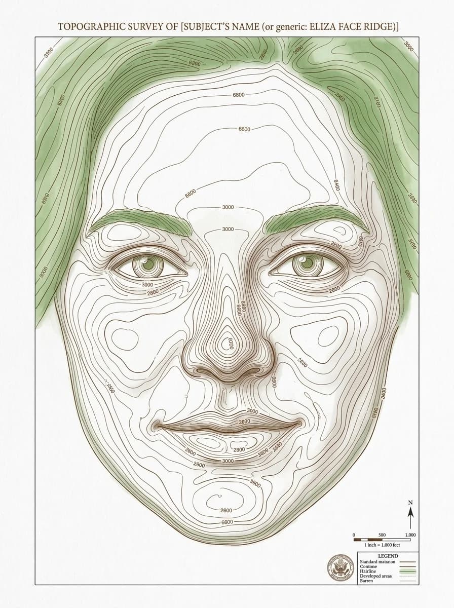 Topographic Portrait