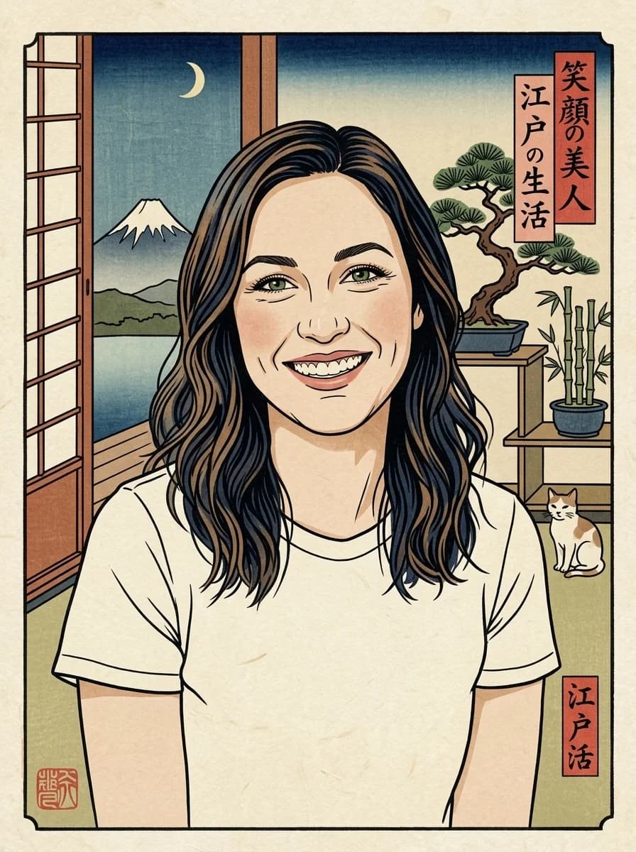 Ukiyo-e Holzschnitt