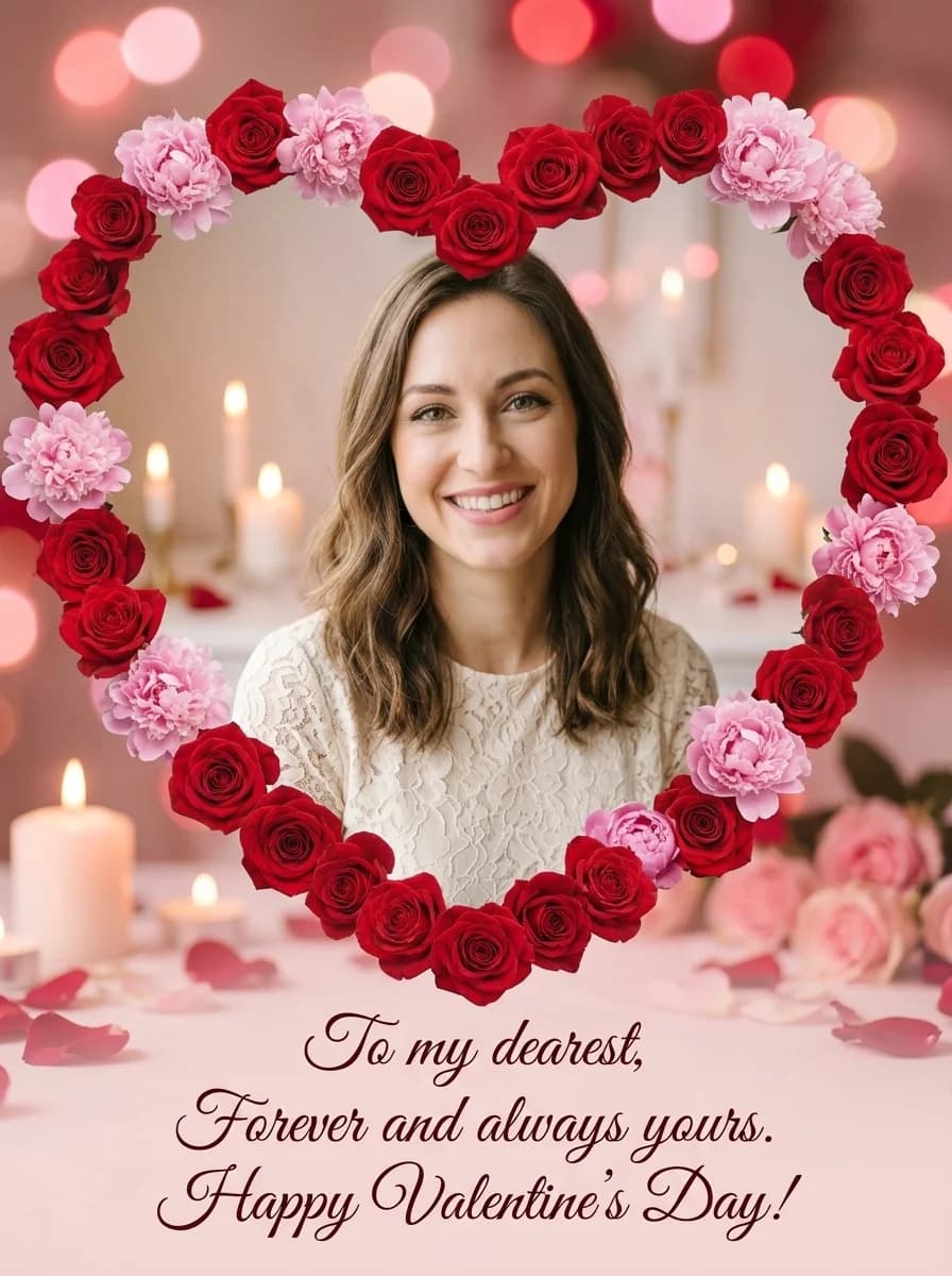 Valentinskarten-Foto