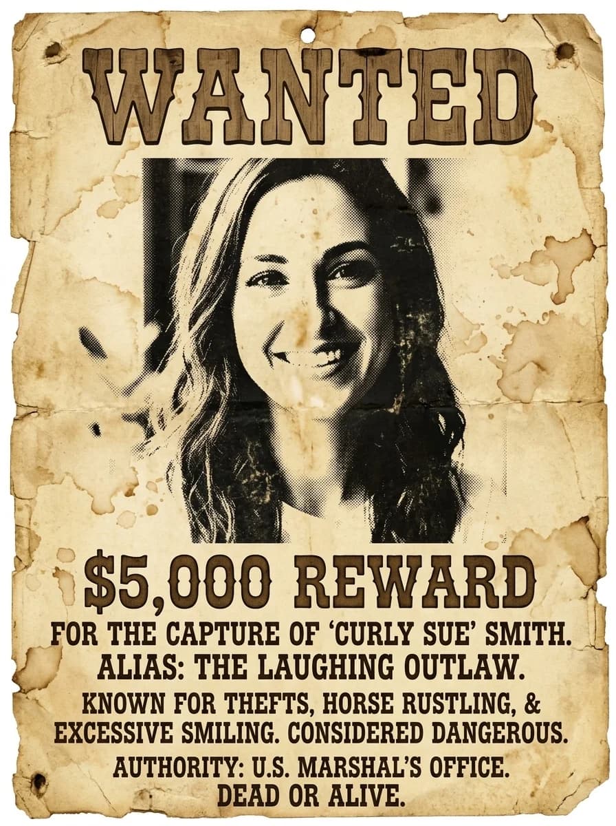 Wild West Wanted Poster