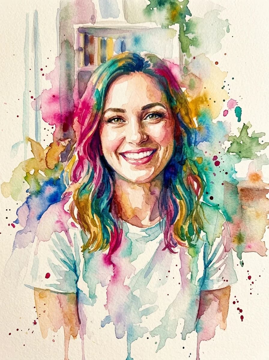 Aquarell-Splash