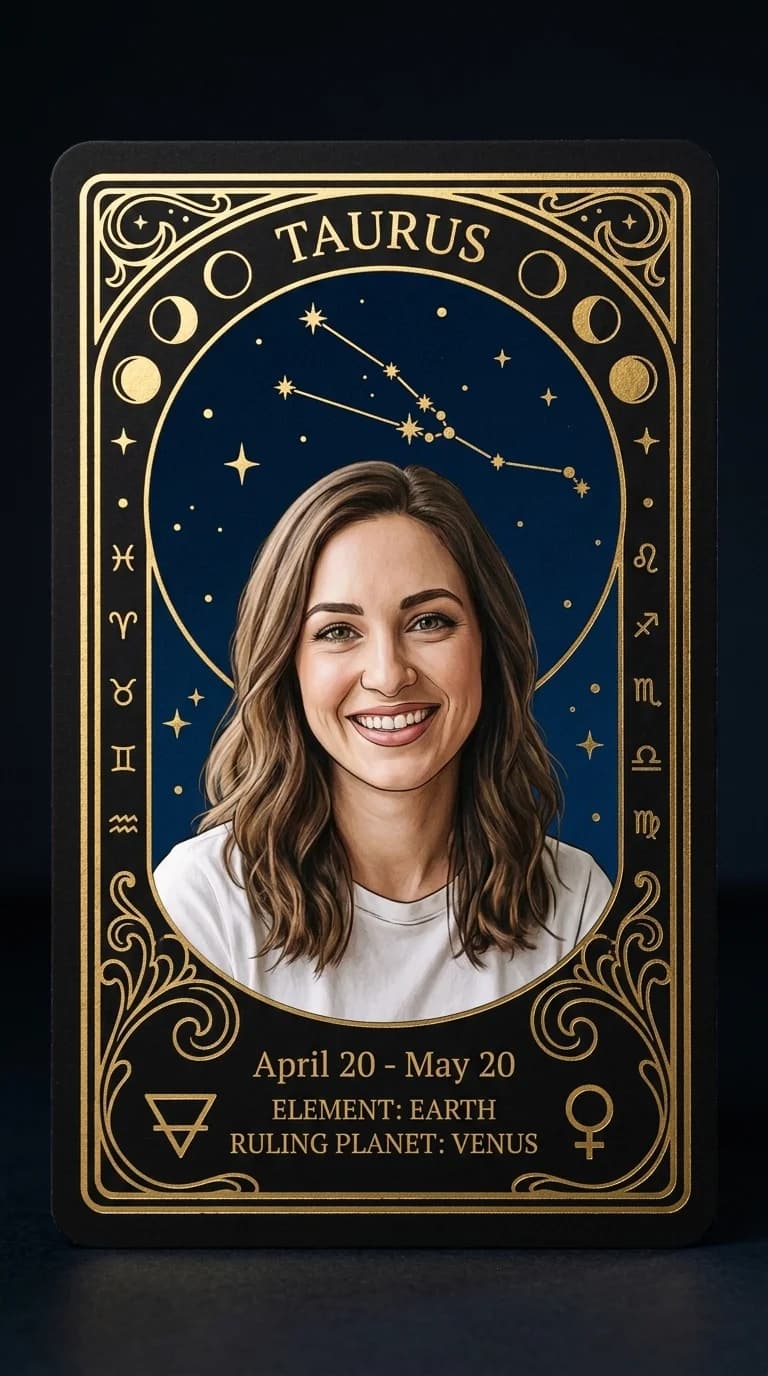 Zodiac Sign Card