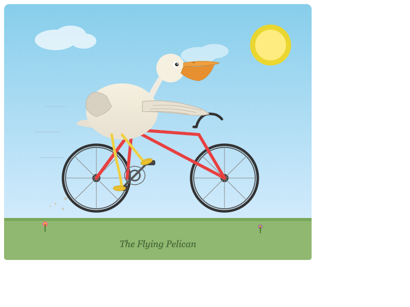 Solar Pro 4: Pelican on a bicycle