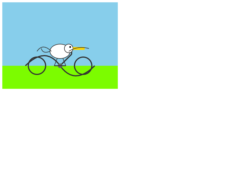 DeepSeek-R1 0528: Pelican on a bicycle
