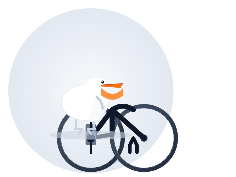GLM-4.7-Flash: Pelikan auf dem Fahrrad
