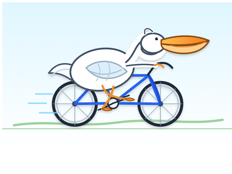 GPT-5.5: Pelikan auf dem Fahrrad