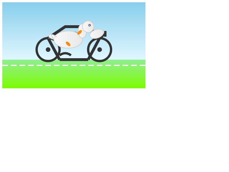 DeepSeek-V3.2: Pelikan auf dem Fahrrad