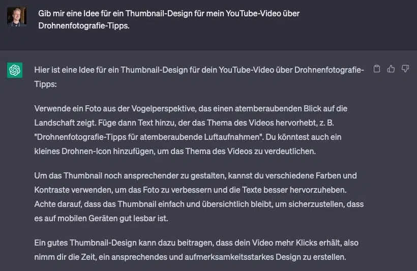 ChatGPT YouTube Thumbnails