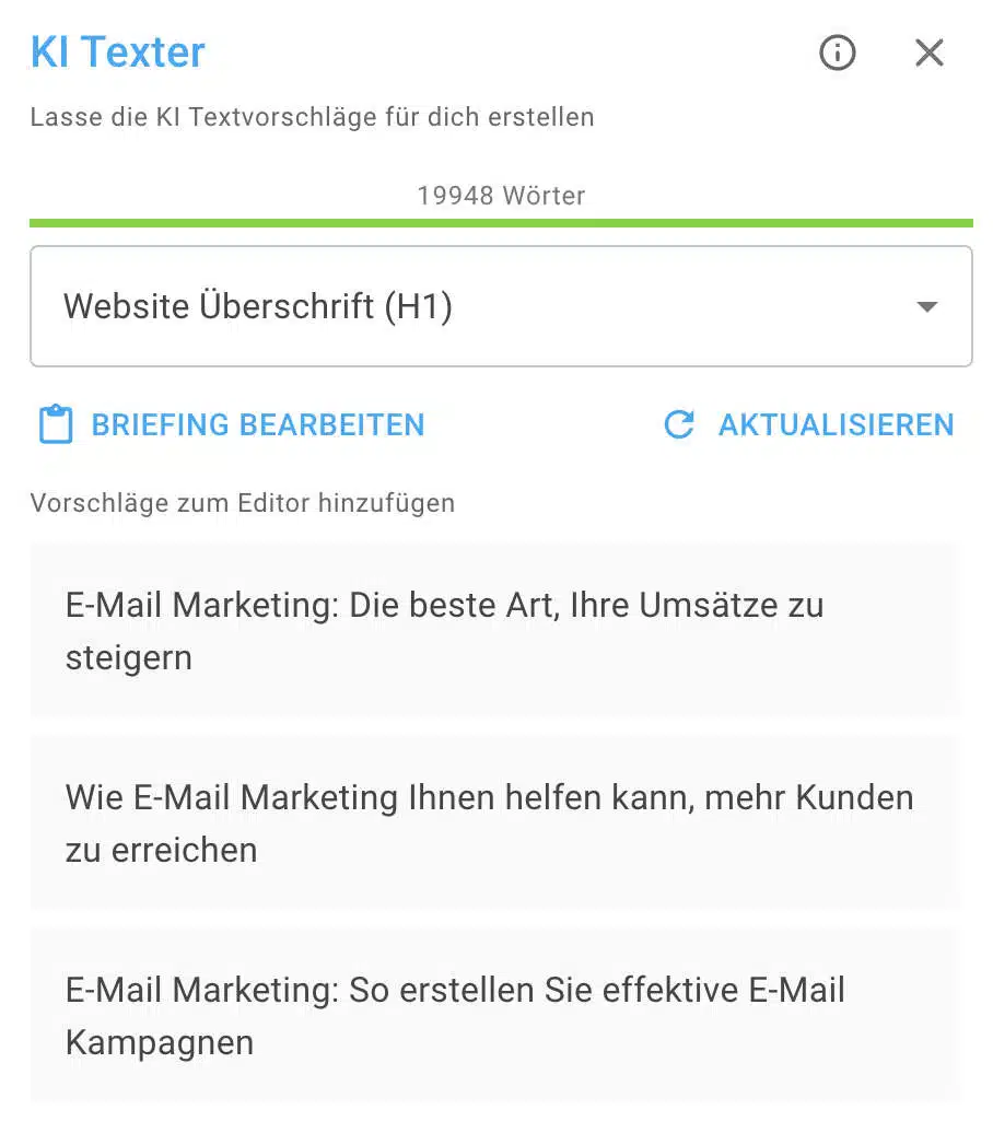 Neuroflash Überschriften generieren