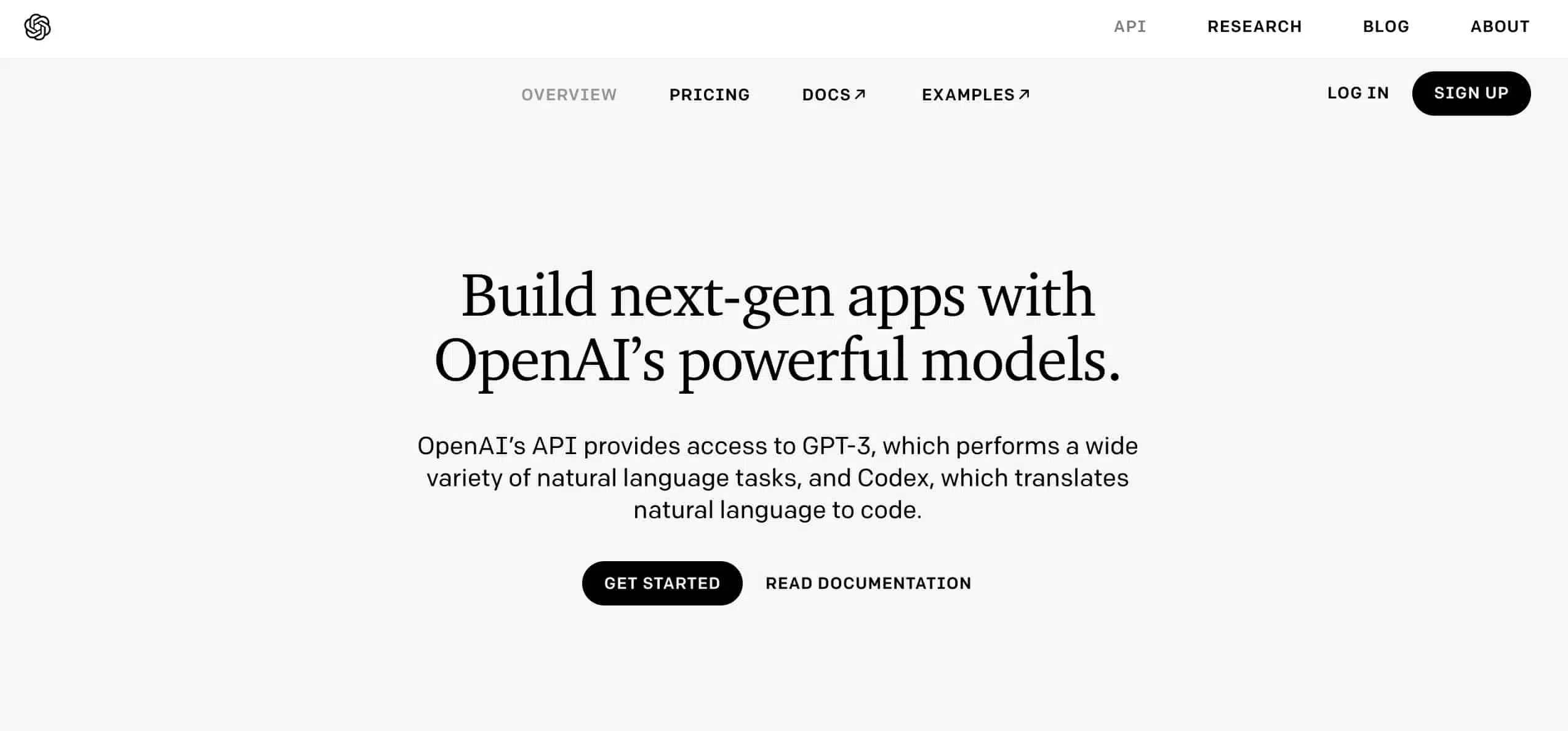 GPT-3 von OpenAI