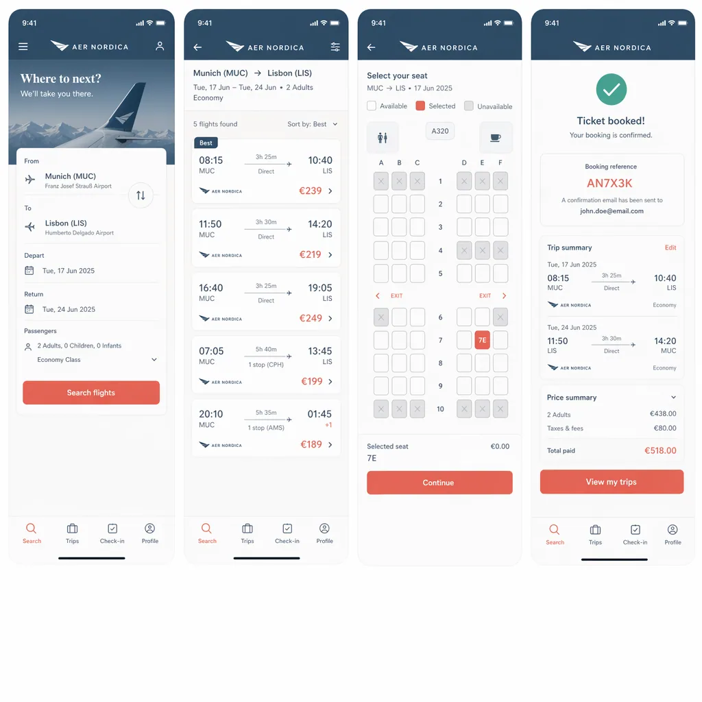 Airline-Booking-Flow