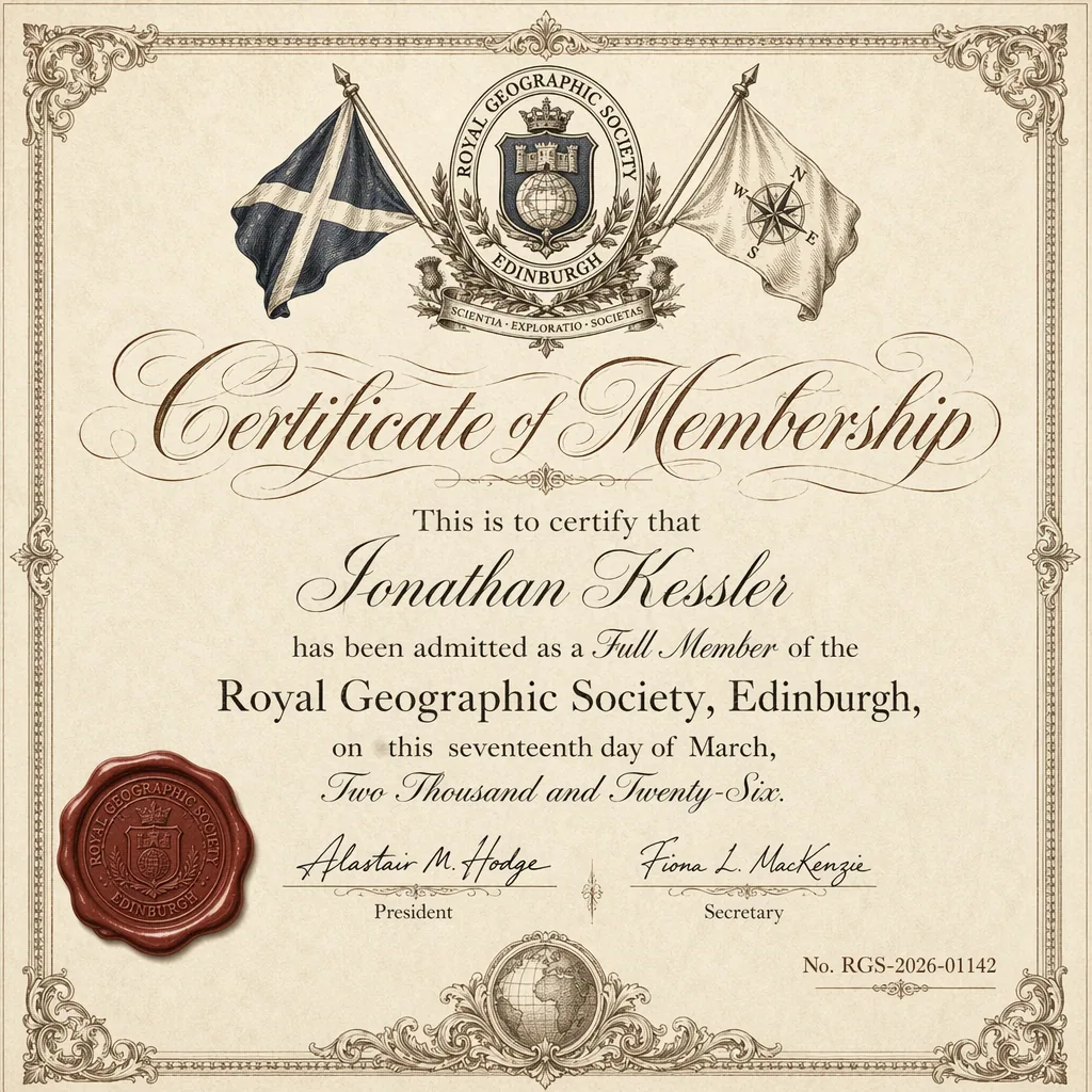 Club Membership Certificate