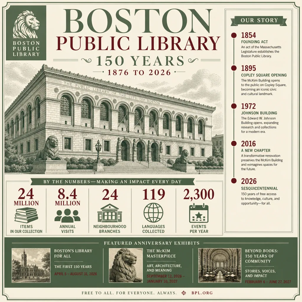 Bibliothek-Jubiläums-Poster