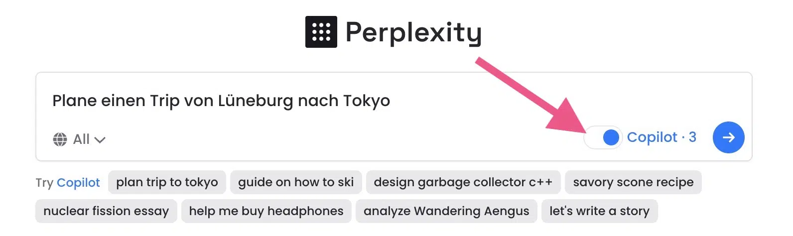 Perplexity Copilot feature