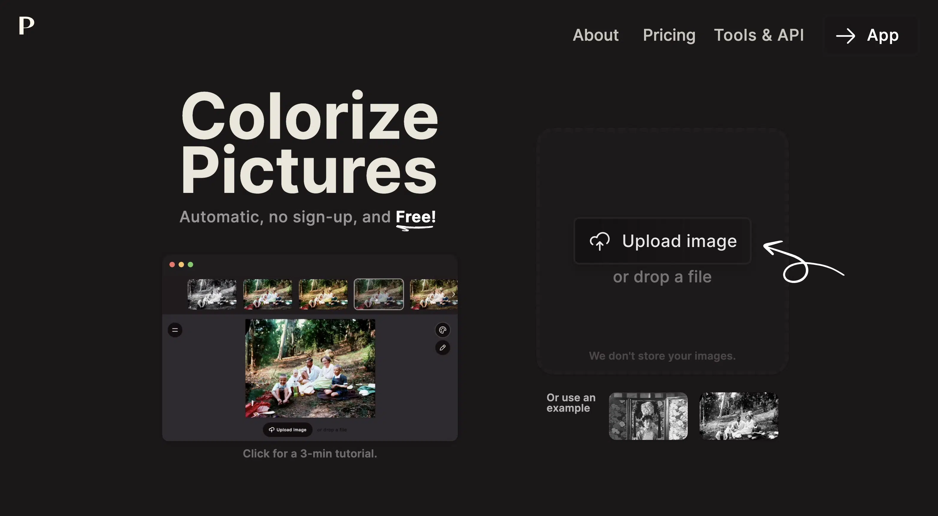 Palette.fm interface