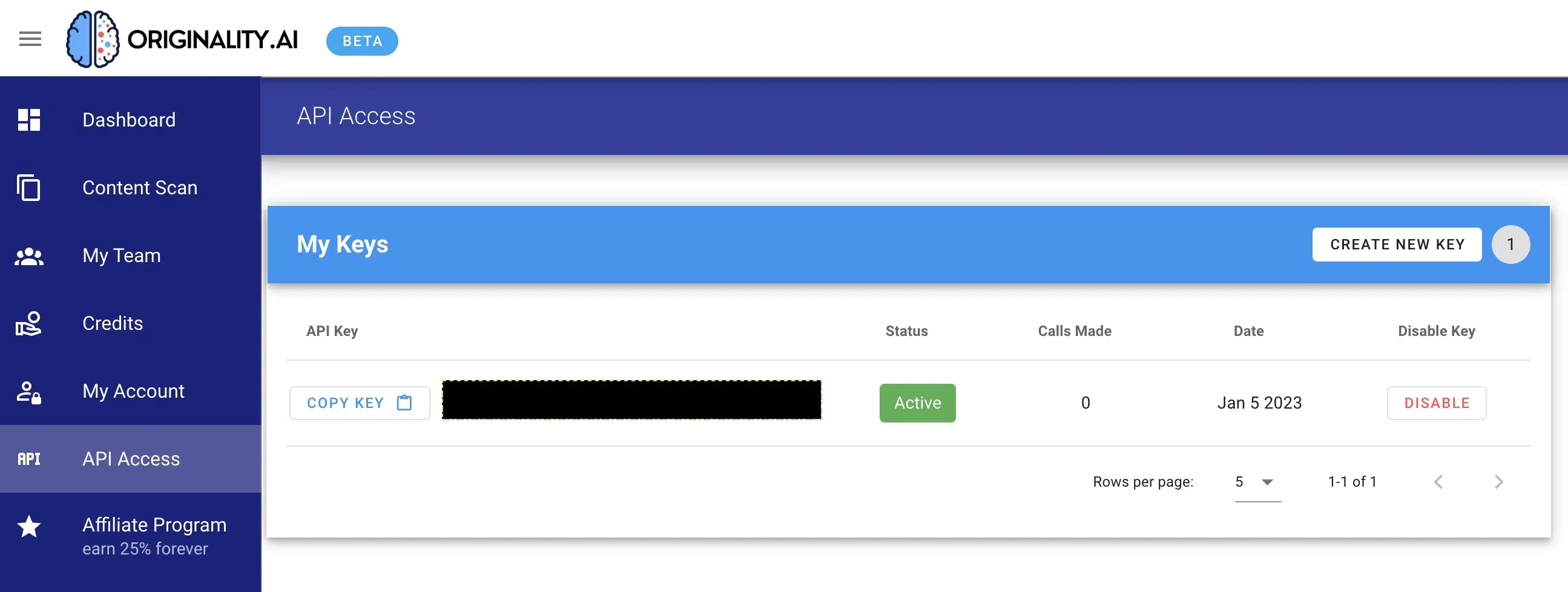 Originality.ai API for plagiarism and AI text detection