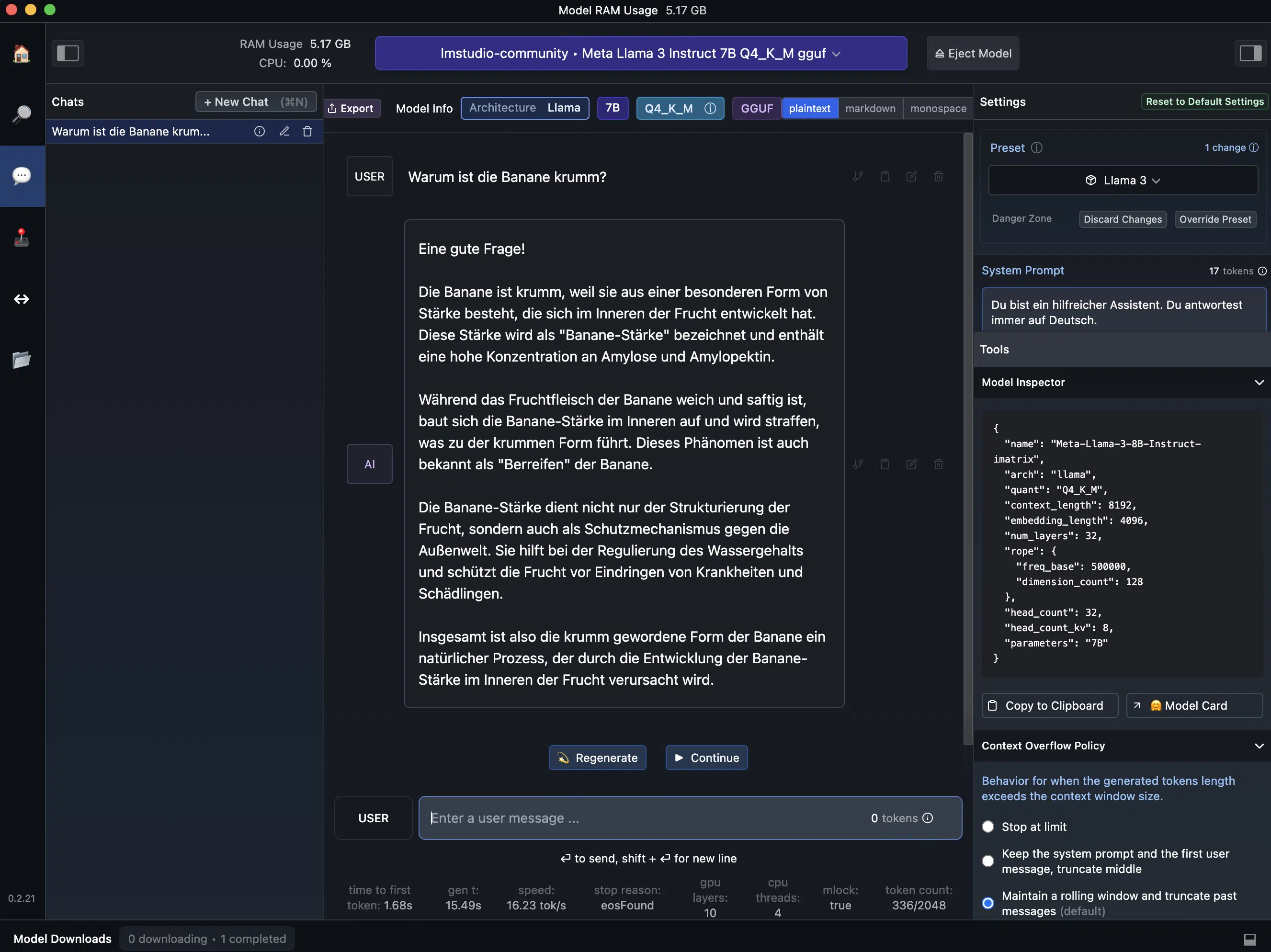 Chat with open source LLM