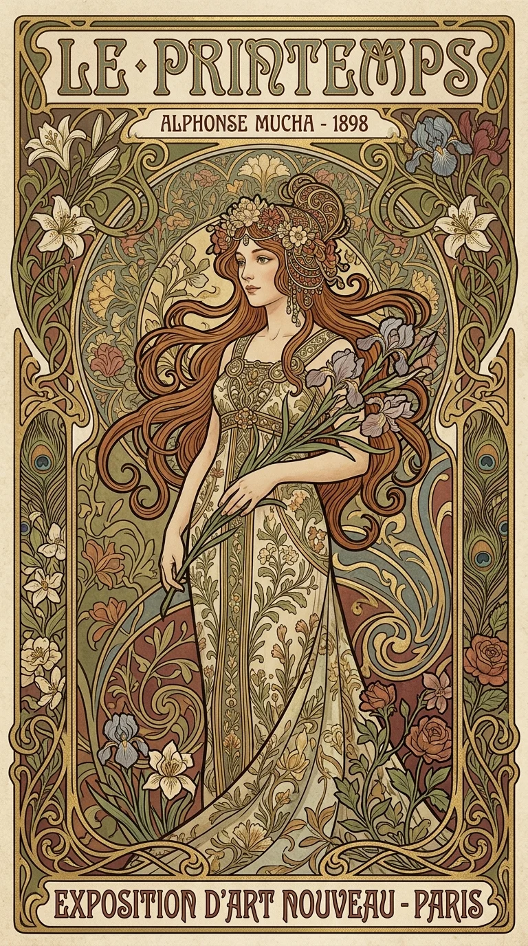 Art Nouveau Illustration
